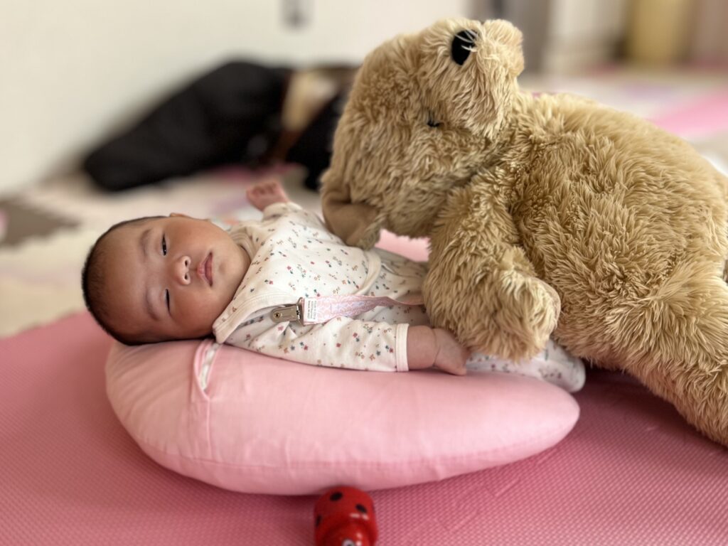 M様　赤ちゃん 逗子 八尾産婦人科のベビーマッサージ